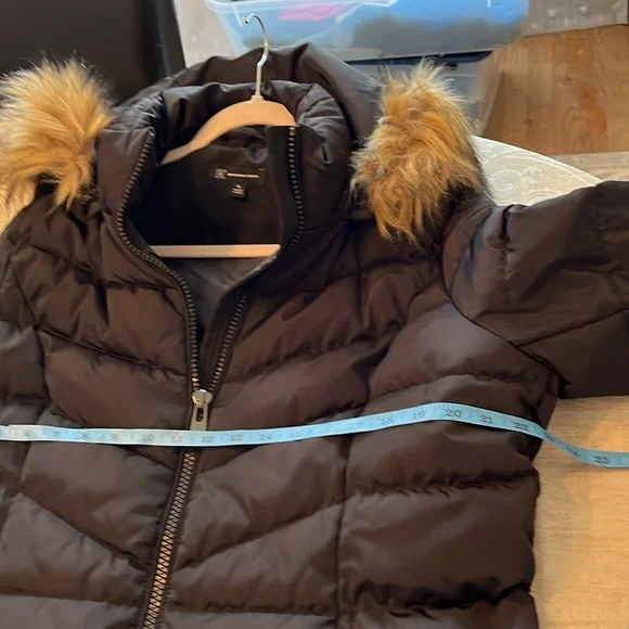 INC Faux-Fur Trim Hooded Puffer Coat, Created for Macy's size XL in EUC - Picture 6 of 9